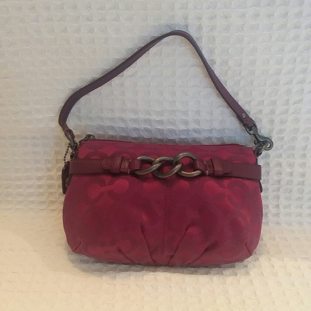 Coach Signature Collection Wristlet/Mini Bag - Picture 2 of 8